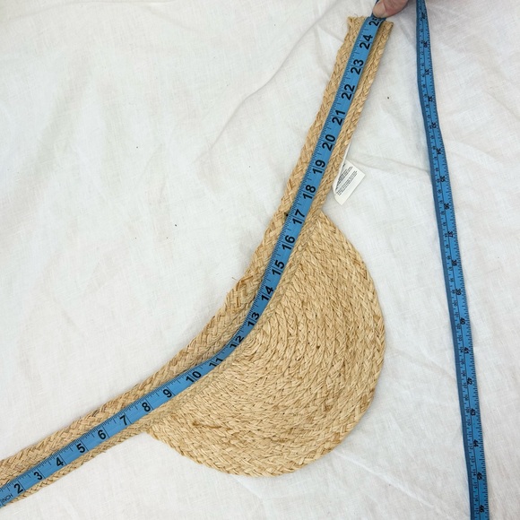 Rip Curl Essential Straw Visor - Natural Straw Visor Hat - Picture 9 of 12